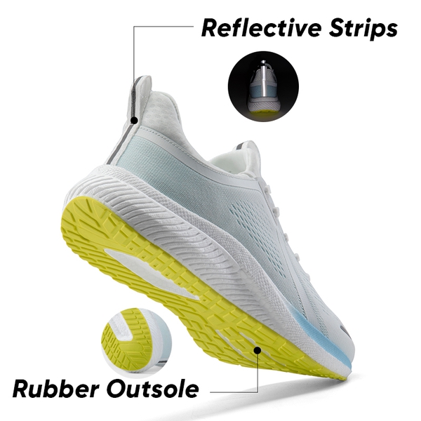 [DreamLife] Women's Fashionable Lifestyle Shoes - WHITE - 6